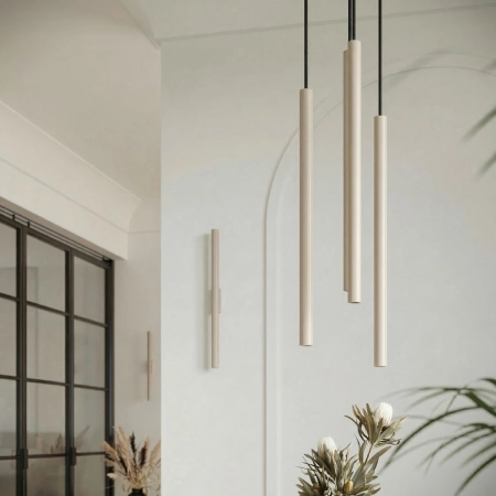 Lampa wisząca stalowa taupe 2-punktowa PASTELO 2 z serii PASTELO SL.2118 - Sollux Lighting