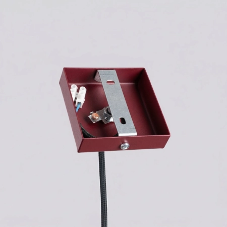 Lampa wisząca stalowa burgundowa 1-punktowa z serii PASTELO SL.2121 - Sollux Lighting
