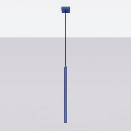 Lampa wisząca stalowa ultramaryna 1-punktowa PASTELO 1 z serii PASTELO SL.2125 - Sollux Lighting