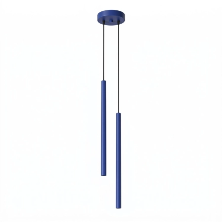 Lampa wisząca stalowa ultramaryna 2-punktowa z serii PASTELO SL.2126 - Sollux Lighting