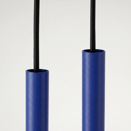 Lampa wisząca stalowa ultramaryna 2-punktowa z serii PASTELO SL.2126 - Sollux Lighting