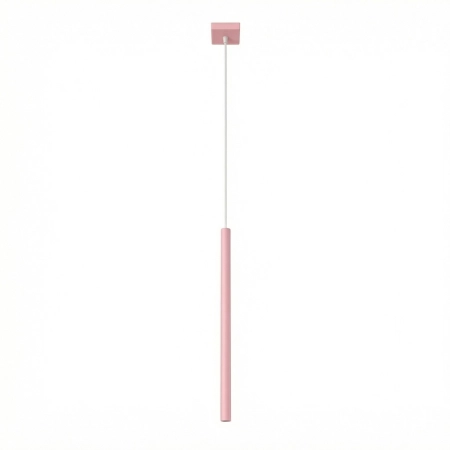 Lampa wisząca stalowa różowa 1-punktowa z serii PASTELO SL.2129 - Sollux Lighting