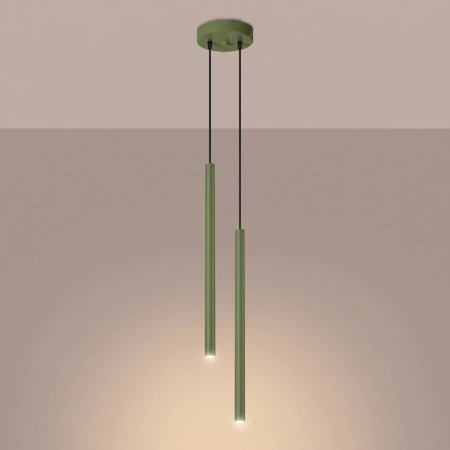 Lampa wisząca stalowa szałwiowa 2-punktowa PASTELO 2 z serii PASTELO SL.2134 - Sollux Lighting
