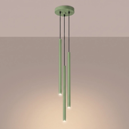 Lampa wisząca stalowa szałwiowa 3-punktowa PASTELO 3P z serii PASTELO SL.2135 - Sollux Lighting
