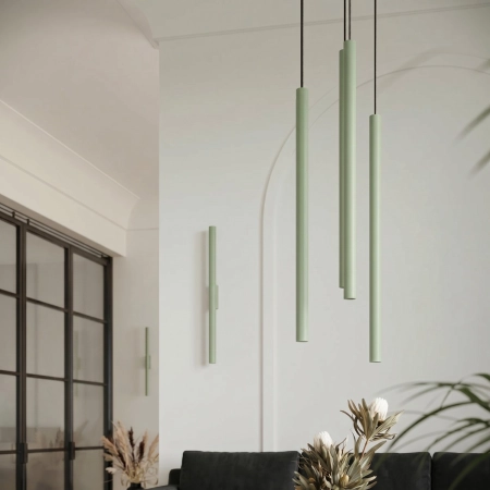 Kinkiet stalowy szałwiowy 2-punktowy pionowy z serii PASTELO SL.2136 - Sollux Lighting