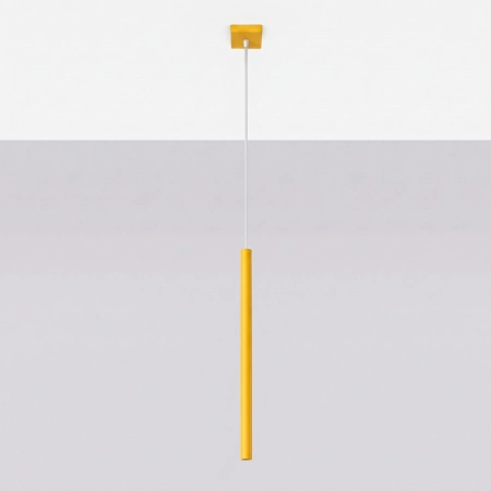 Lampa wisząca stalowa żółta regulowana PASTELO 1 z serii PASTELO SL.2137 - Sollux Lighting