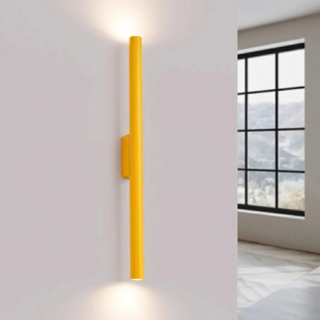 Kinkiet stalowy żółty 2-punktowy 50cm z serii PASTELO SL.2140 - Sollux Lighting
