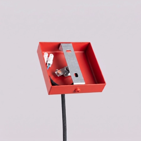 Lampa wisząca stalowa czerwona 1-punktowa PASTELO 1 z serii PASTELO SL.2141 - Sollux Lighting