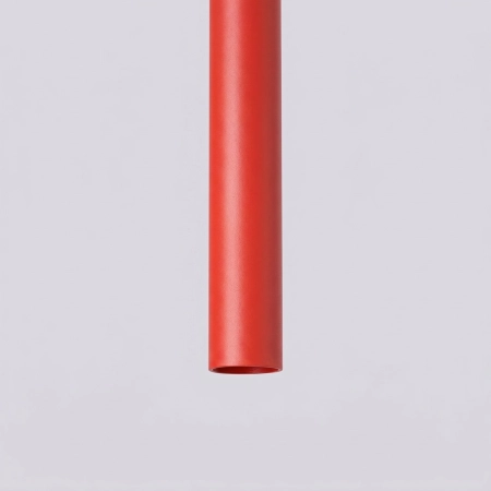 Lampa wisząca stalowa czerwona 3-punktowa z serii PASTELO SL.2143 - Sollux Lighting