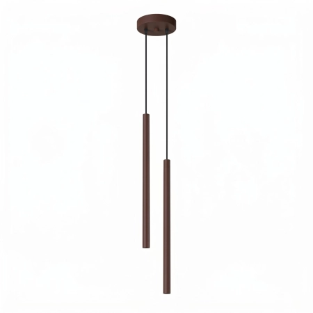 Lampa wisząca stalowa brązowa 2-punktowa z serii PASTELO SL.2146 - Sollux Lighting