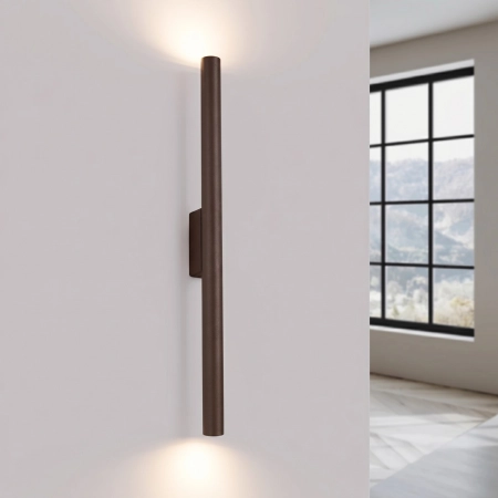 Kinkiet stalowy brązowy 2-punktowy 50cm z serii PASTELO SL.2148 - Sollux Lighting