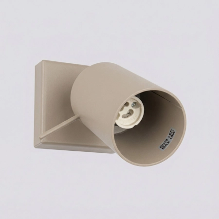 Kinkiet stalowy taupe prostokątny 16cm RING SL.2153 - Sollux Lighting