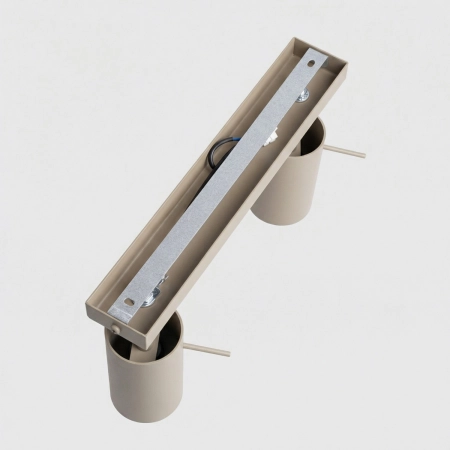 Plafon stalowy taupe 2-punktowy 30cm RING 2 z serii RING SL.2154 - Sollux Lighting