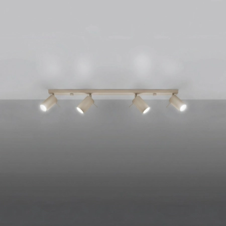 Plafon stalowy taupe 4-punktowy 80cm RING z serii RING SL.2157 - Sollux Lighting