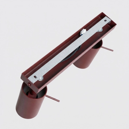 Plafon stalowy burgundowy 2-punktowy 30cm RING 2 z serii RING SL.2160 - Sollux Lighting