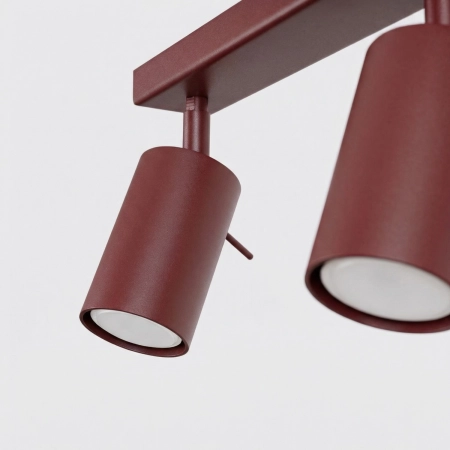 Plafon stalowy burgundowy 2-punktowy 30cm RING 2 z serii RING SL.2160 - Sollux Lighting