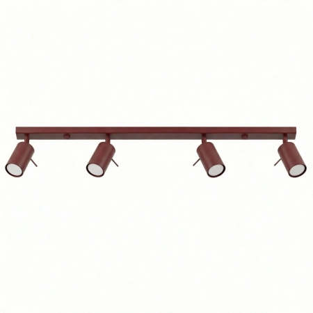 Plafon stalowy burgundowy 4-punktowy 80cm RING z serii RING SL.2163 - Sollux Lighting
