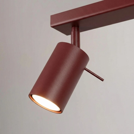 Plafon stalowy burgundowy 4-punktowy 80cm RING z serii RING SL.2163 - Sollux Lighting