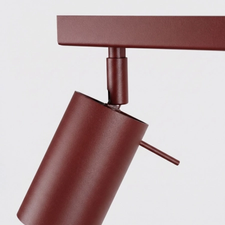 Plafon stalowy burgundowy 4-punktowy 80cm RING z serii RING SL.2163 - Sollux Lighting