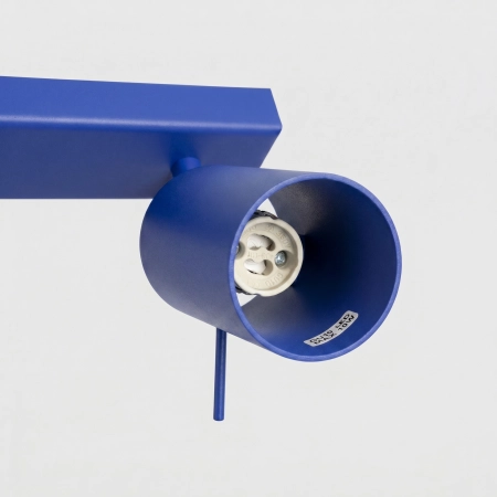Plafon stalowy dwupunktowy ultramaryna 30cm RING z serii RING SL.2166 - Sollux Lighting