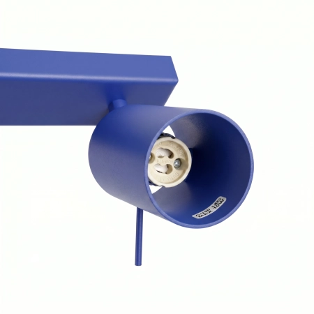 Plafon stalowy podłużny 6-punktowy ultramaryna RING 6L z serii RING SL.2170 - Sollux Lighting