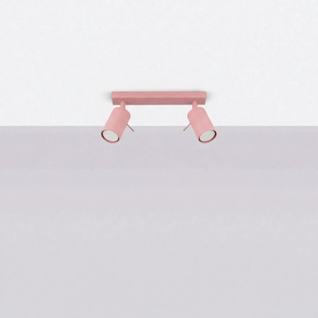 Plafon stalowy różowy 2-punktowy 30cm RING 2 SL.2172 - Sollux Lighting