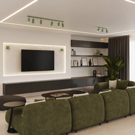 Plafon stalowy szałwiowy 2-punktowy RING 2 z serii RING SL.2178 - Sollux Lighting