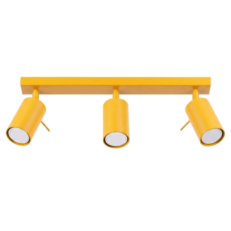 Plafon stalowy żółty 3-punktowy 45cm RING 3L SL.2185 - Sollux Lighting