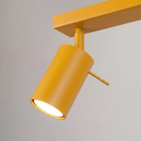 Plafon stalowy żółty 3-punktowy 45cm RING 3L SL.2185 - Sollux Lighting