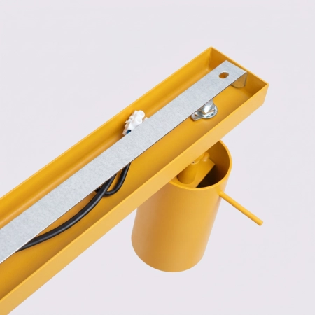 Plafon stalowy żółty podłużny 6-punktowy RING z serii RING SL.2188 - Sollux Lighting