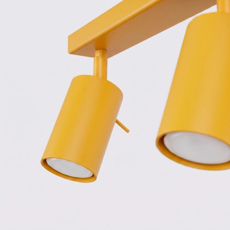 Plafon stalowy żółty podłużny 6-punktowy RING z serii RING SL.2188 - Sollux Lighting