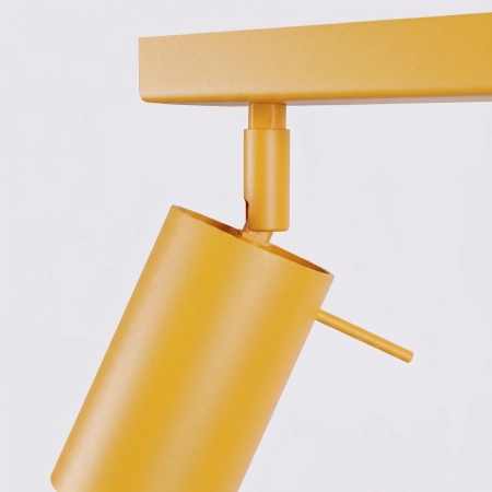 Plafon stalowy żółty podłużny 6-punktowy RING z serii RING SL.2188 - Sollux Lighting
