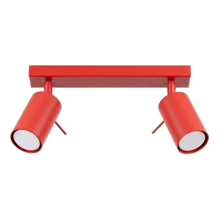 Plafon stalowy czerwony 2-punktowy RING 2 SL.2190 - Sollux Lighting