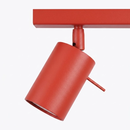 Plafon stalowy czerwony 2-punktowy RING 2 SL.2190 - Sollux Lighting