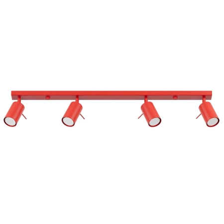 Plafon stalowy czerwony 4-punktowy RING 4L z serii RING SL.2193 - Sollux Lighting