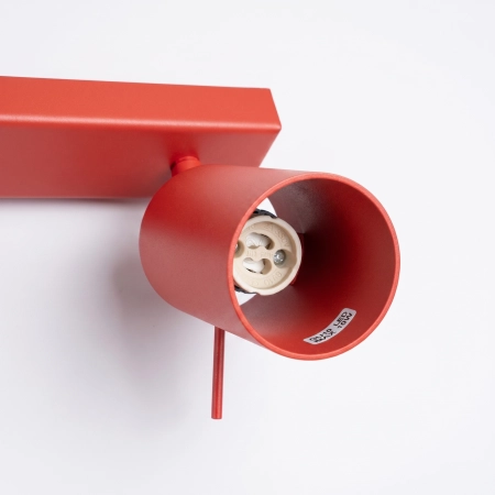 Plafon stalowy czerwony 4-punktowy RING 4L z serii RING SL.2193 - Sollux Lighting