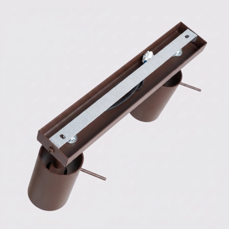 Plafon stalowy brązowy 2-punktowy 30cm RING 2 z serii RING SL.2196 - Sollux Lighting