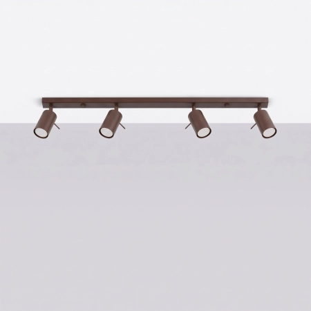 Plafon stalowy brązowy 4-punktowy 80cm z serii RING SL.2199 - Sollux Lighting