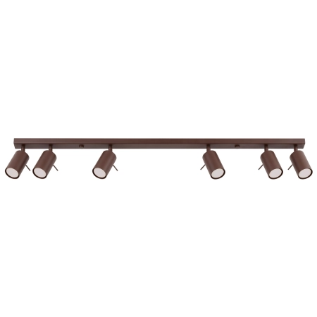 Plafon stalowy brązowy 6-punktowy 118cm RING 6L SL.2200 - Sollux Lighting
