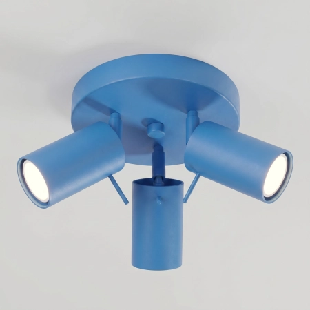 Plafon stalowy błękitny 3-punktowy 25cm RING 3P SL.2204 - Sollux Lighting