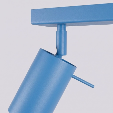 Plafon stalowy błękitny podłużny 6-punktowy z serii RING SL.2206 - Sollux Lighting