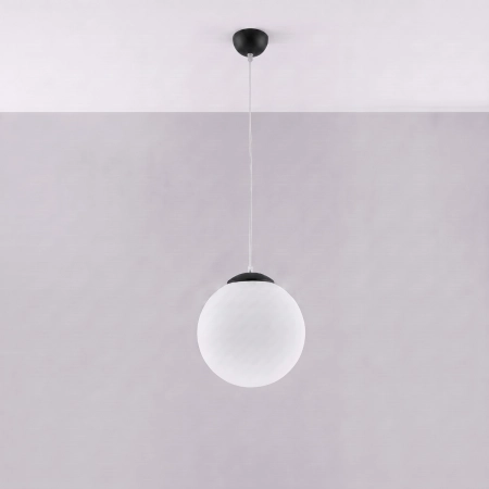 Lampa wisząca UGO 30 czarna SL.2211 - Sollux