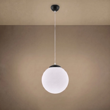 Lampa wisząca UGO 30 czarna SL.2211 - Sollux