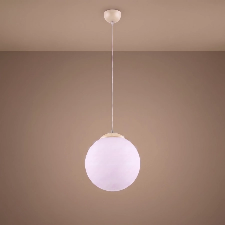 Lampa wisząca UGO 30 beżowa SL.2214 - Sollux