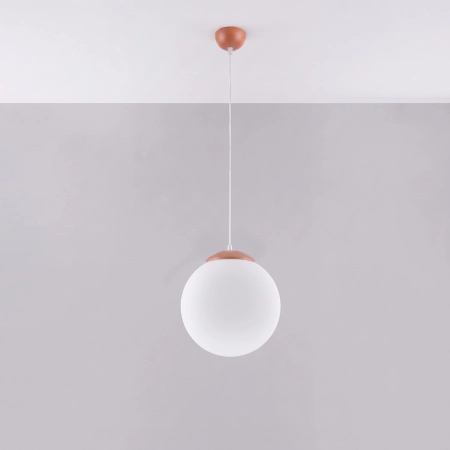Lampa wisząca UGO 30 ochra czerwona SL.2220 - Sollux