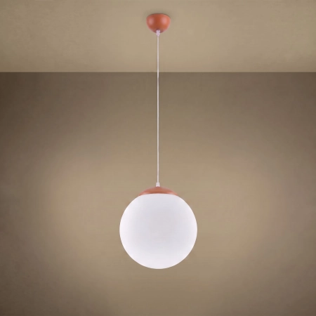 Lampa wisząca UGO 30 ochra czerwona SL.2220 - Sollux