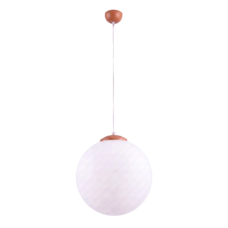 Lampa wisząca UGO 40 ochra czerwona SL.2221 - Sollux