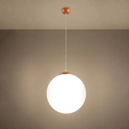 Lampa wisząca UGO 40 ochra czerwona SL.2221 - Sollux