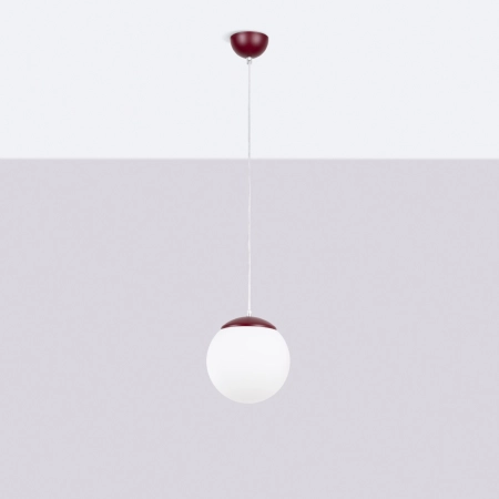 Lampa wisząca UGO 40 burgund SL.2224 - Sollux