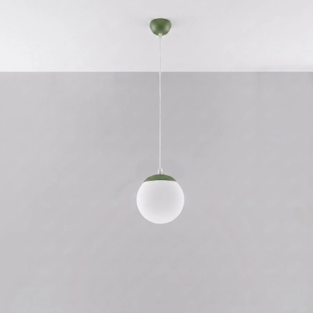Lampa wisząca UGO 20 zielona oliwka SL.2228 - Sollux